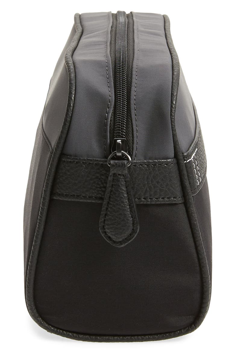 Nylon Dopp Kit, Alternate, color, BLACK