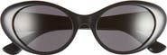 Versace 53mm Oval Sunglasses