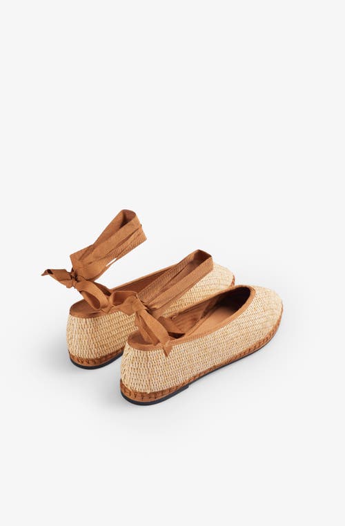 Scalpers Cord Rafia Slipper In Brown