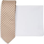 Michael Kors Paisley Tie & Pocket Square Set