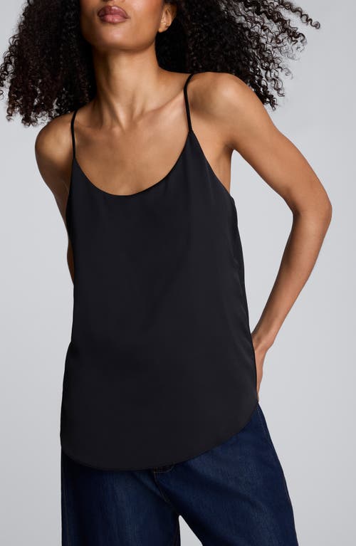 Kenneth Cole Scoop Neck Satin Camisole In Blue