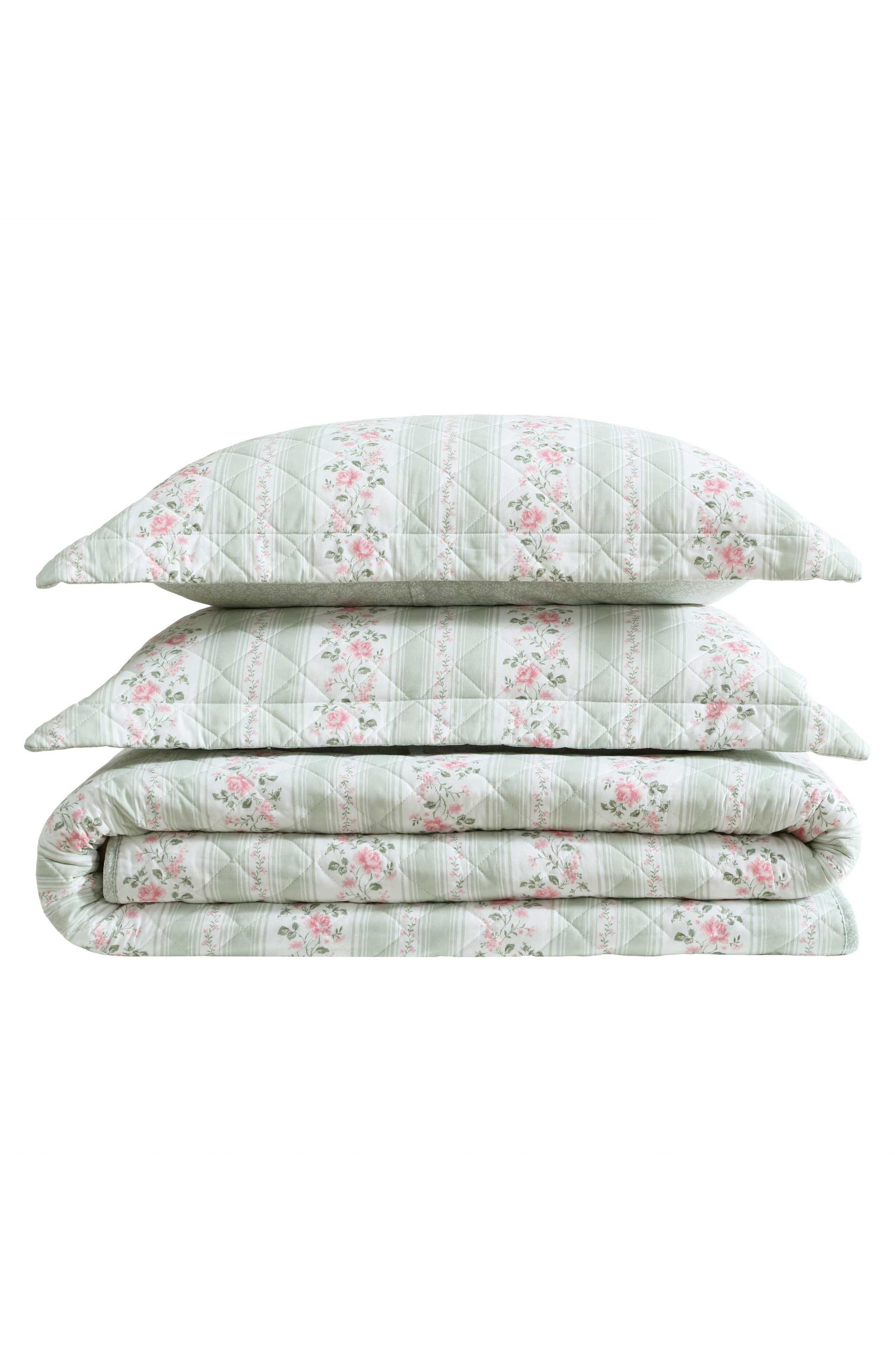 Rosemoore Reversible Quilt Set