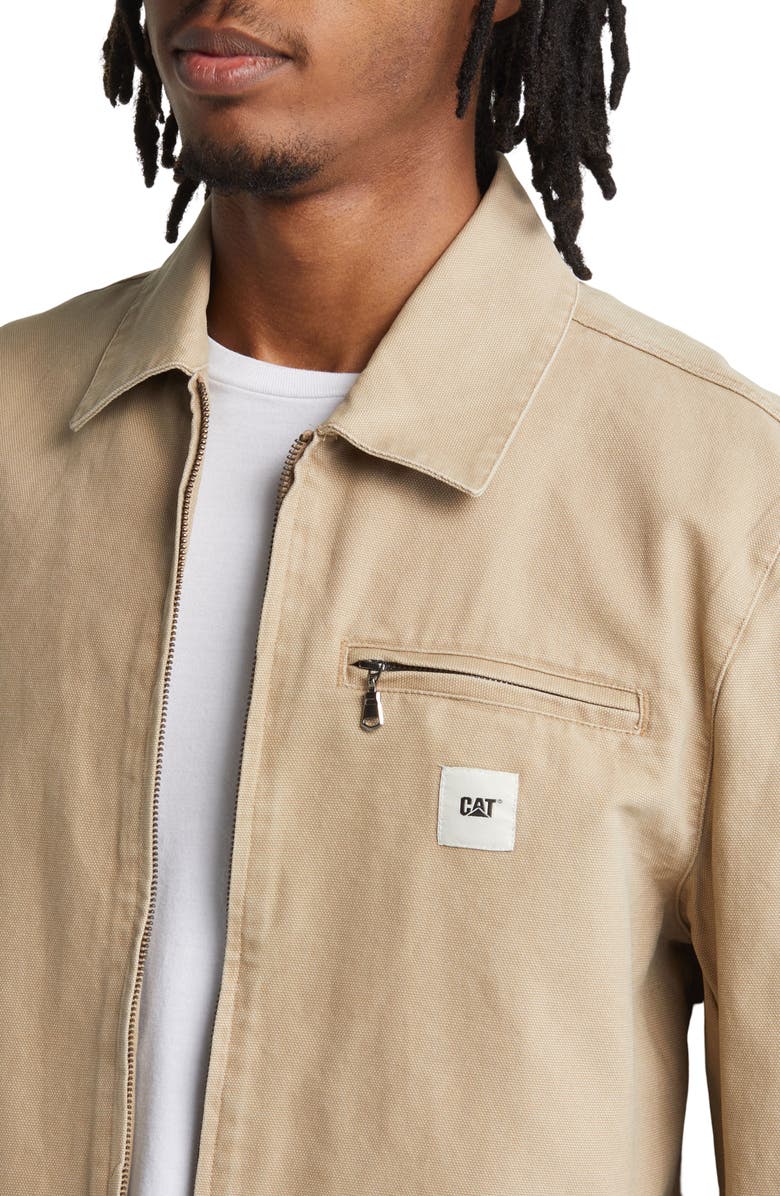 CATERPILLAR Workwear Stonewash Denim Jacket, Alternate, color, 