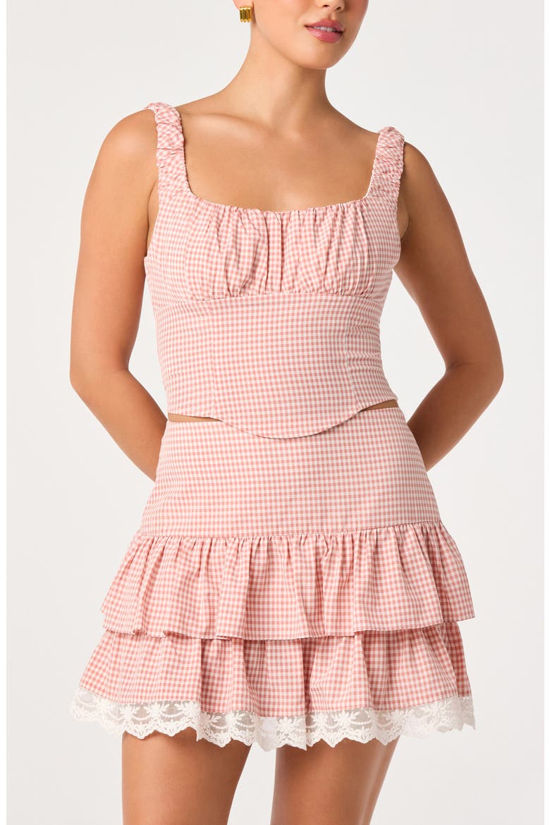 Penny Gingham Tank, Main, color, PINK GINGHAM