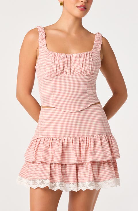Penny Gingham Tank