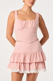 ASTR the Label Penny Gingham Tank