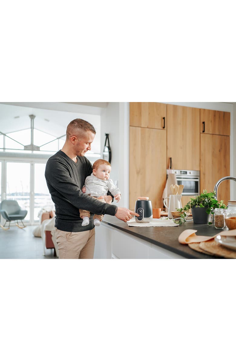 Babymoov NutriSmart Bottle Warmer, Alternate, color, Black/ Silver