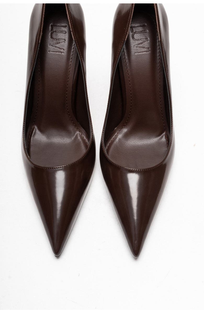 Prologue Shoes Velorien Stiletto Pump, Alternate, color, Brown