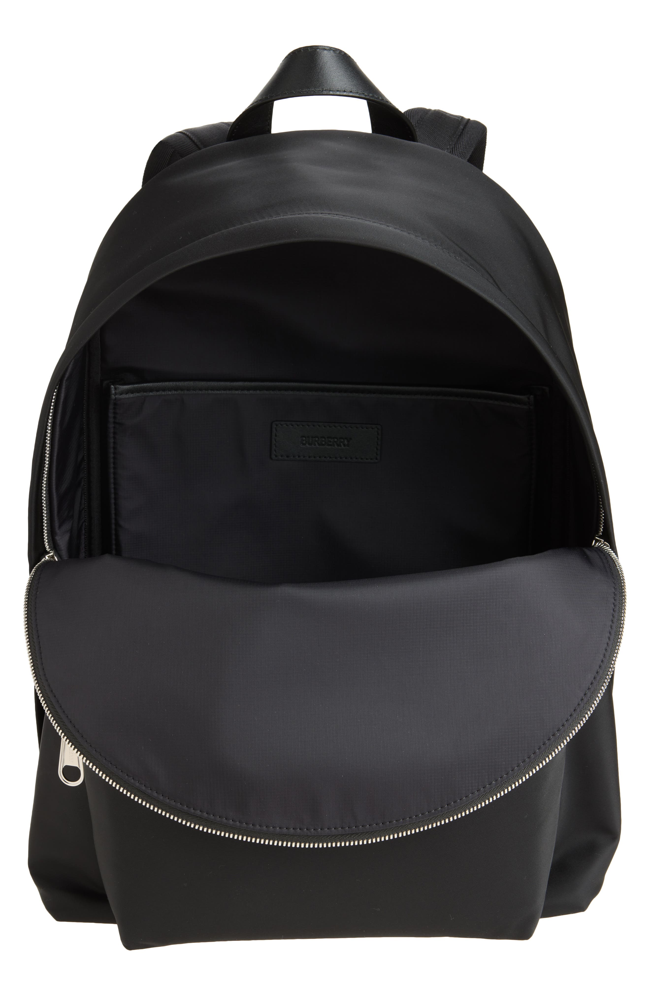 Jett Logo Nylon Backpack, Alternate, color, BLACK