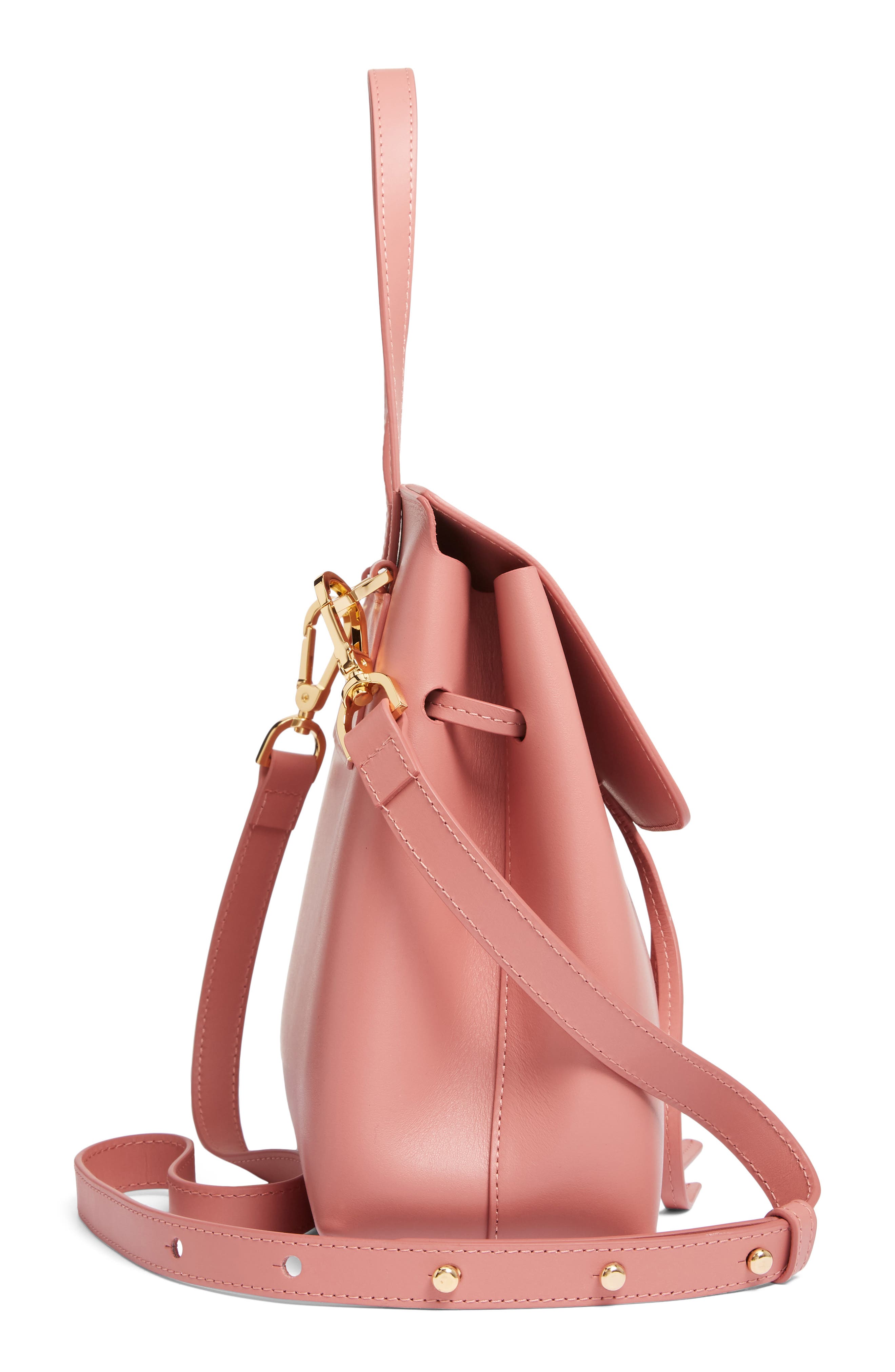 Mansur Gavriel Mini Lady Leather Bag, Alternate, color, 
