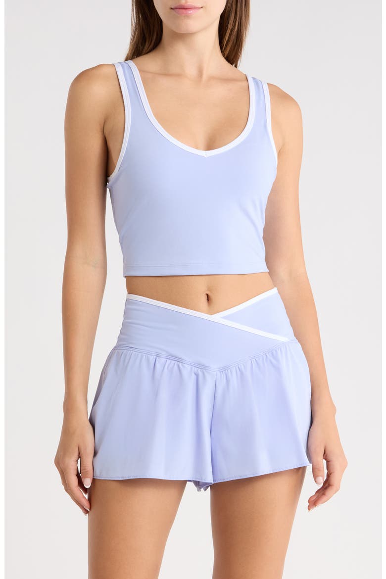 Emmy Double Jersey Crop Tank, Main, color, LAVENDER HORIZON
