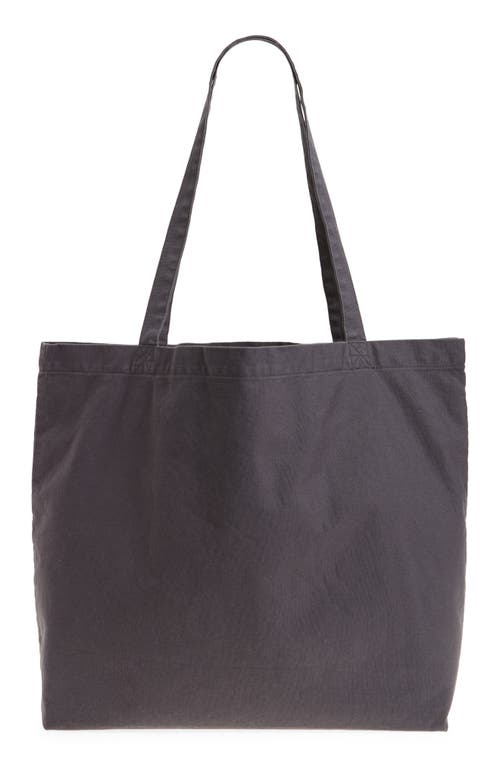 Allsaints Future Cotton Canvas Tote In Blue