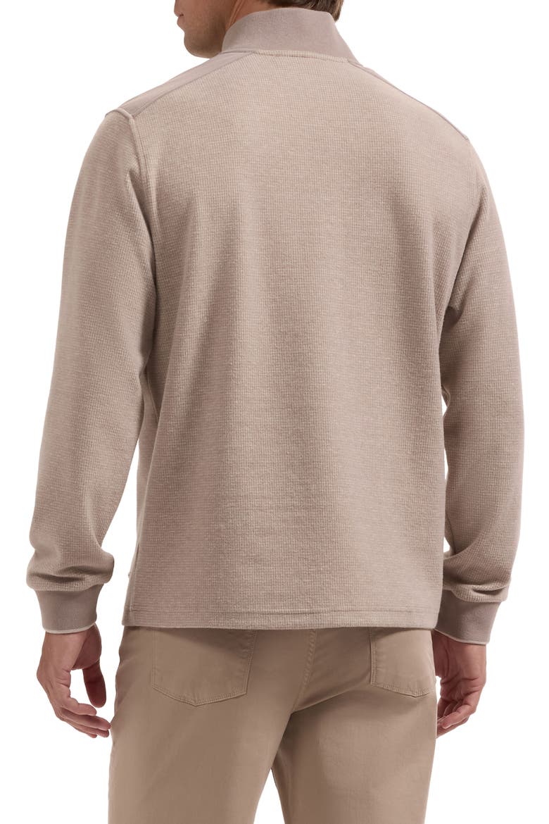 Quarter Zip Knit Pullover, Alternate, color, WALNUT
