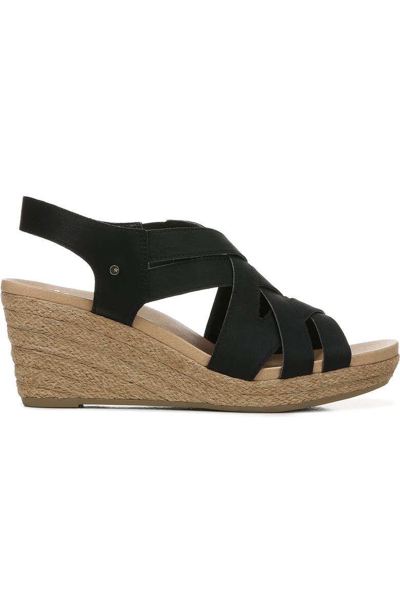 Dr. Scholl's Dr. Scholls Everlasting Leather Espadrille Wedge Sandal, Alternate, color,