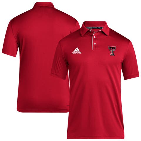 Men's adidas Red Texas Tech Red Raiders 2024 Coaches AEROREADY Polo