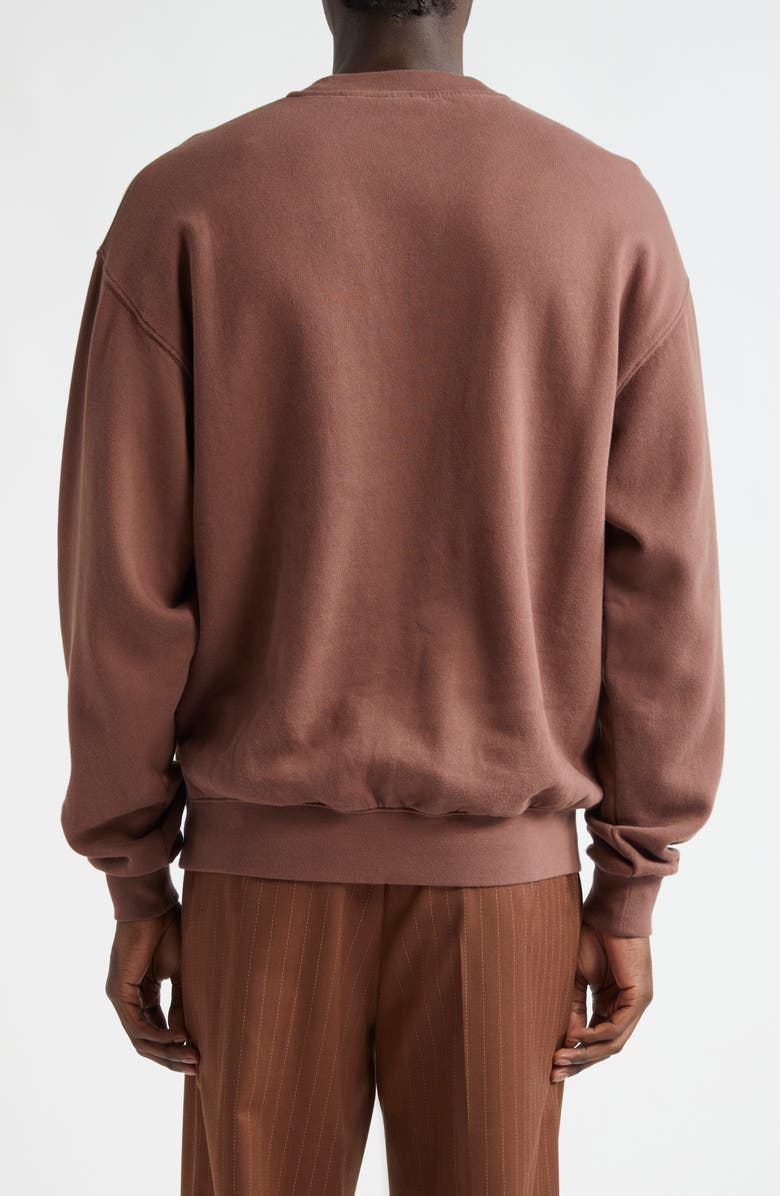 STOCKHOLM SURFBOARD CLUB Ford Logo Embroidered Graphic Sweatshirt, Alternate, color, Brown