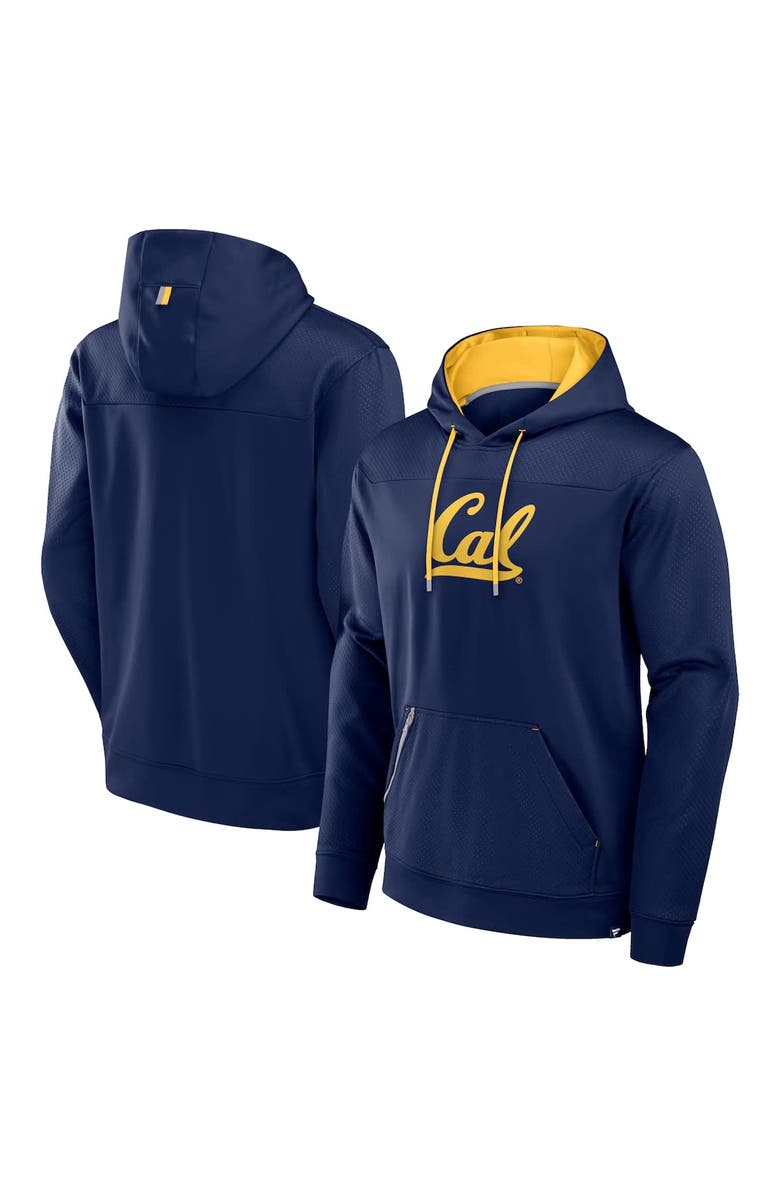 FANATICS Men's Fanatics  Navy Cal Bears Defender Dot Faded Primary Pullover Hoodie, Alternate, color, Navy