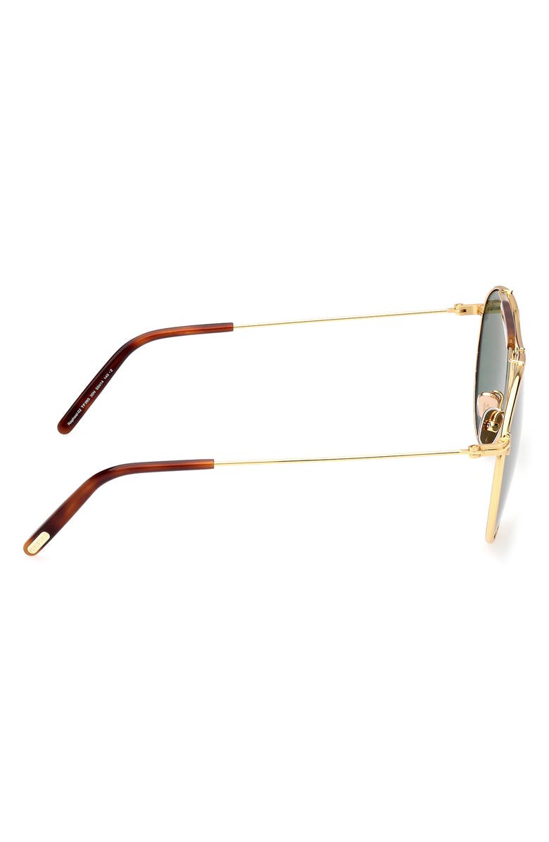 TOM FORD Raphael-02 59mm Aviator Sunglasses, Alternate, color,