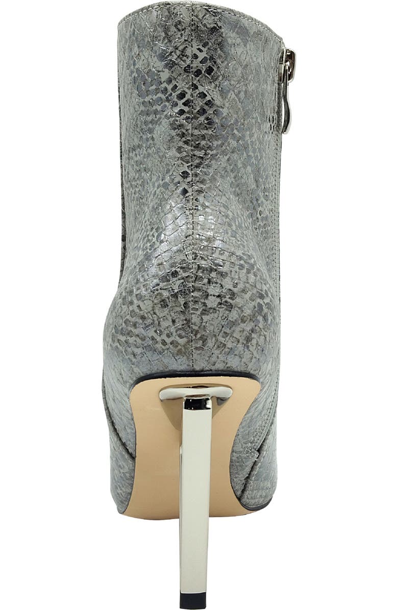 NINETY UNION Gia Triangle Heel Bootie, Alternate, color, Silver
