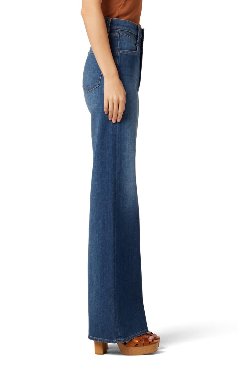 Joe's The Goldie High Waist Wide Leg Palazzo Jeans, Alternate, color, 