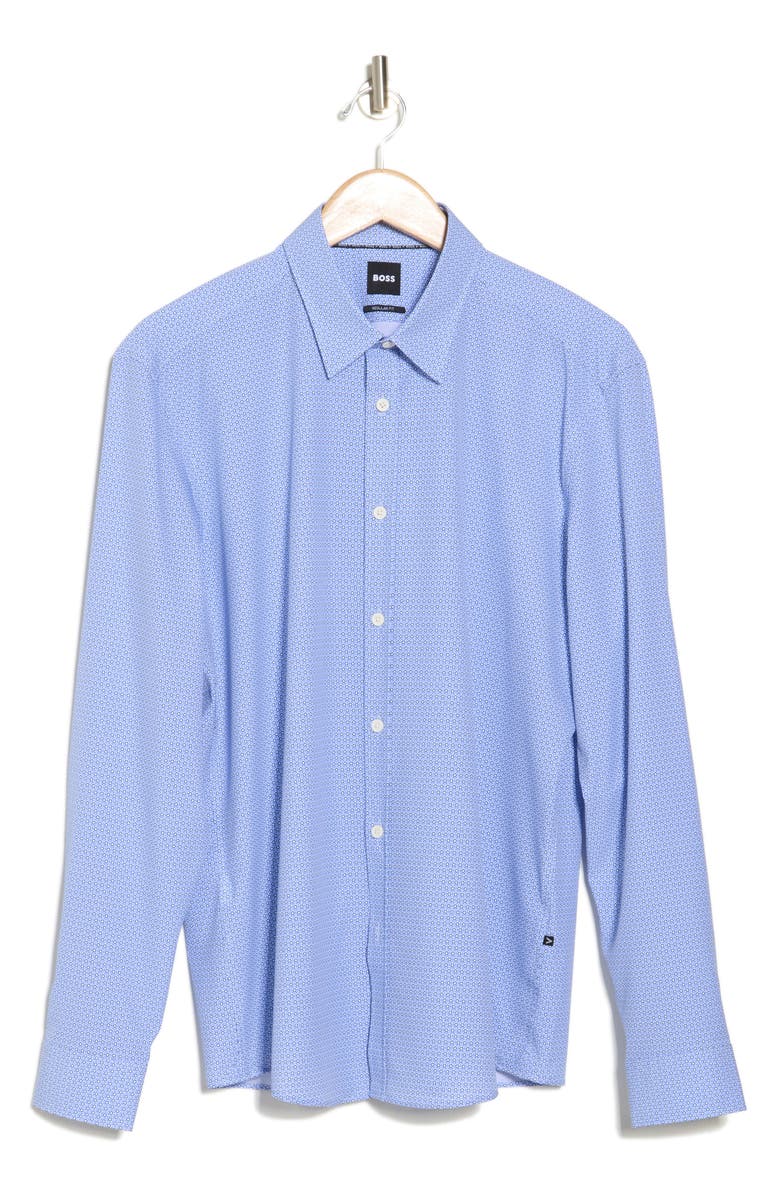 BOSS Liam Kent Regular Fit Stretch Button-Up Shirt, Alternate, color,