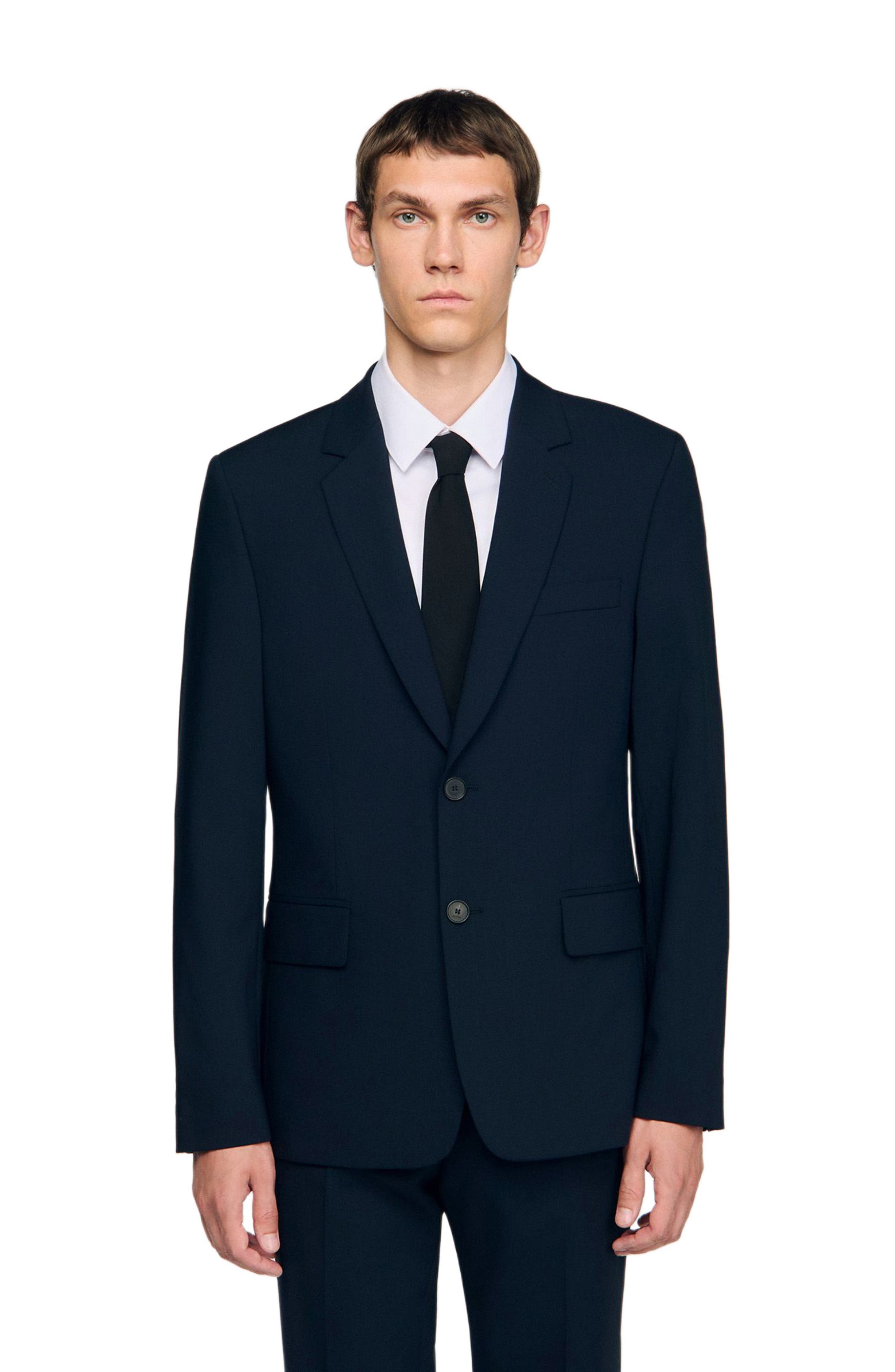 Wool suit jacket - image 3