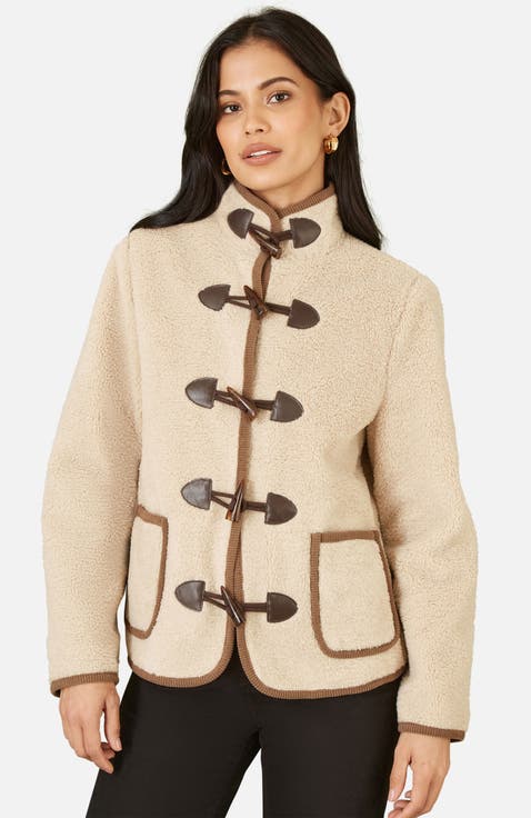 Tailored Borg Toggle Jacket
