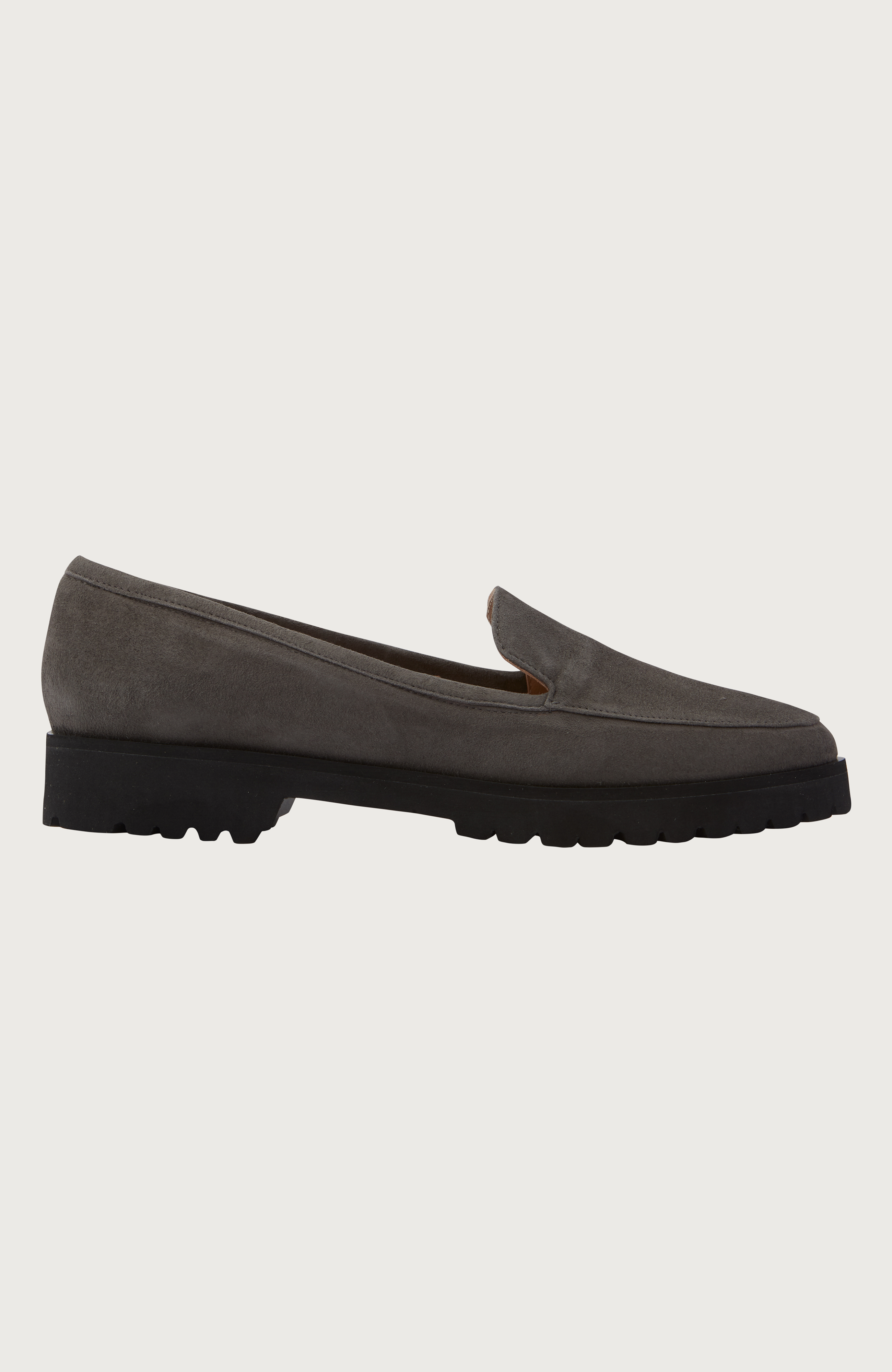 Andrea Carrano Shoes Carro Loafers in Grey 