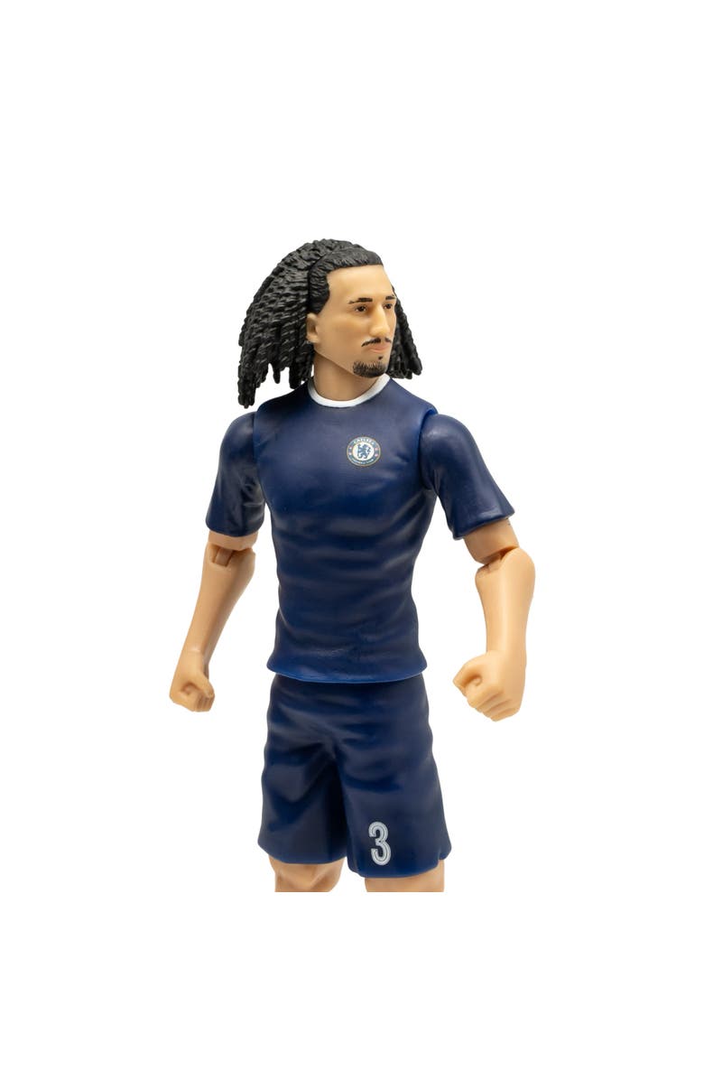 Banbo Toys Sockers Chelsea Marc Cucurella 8" Soccer Action Figure, Alternate, color, Blue