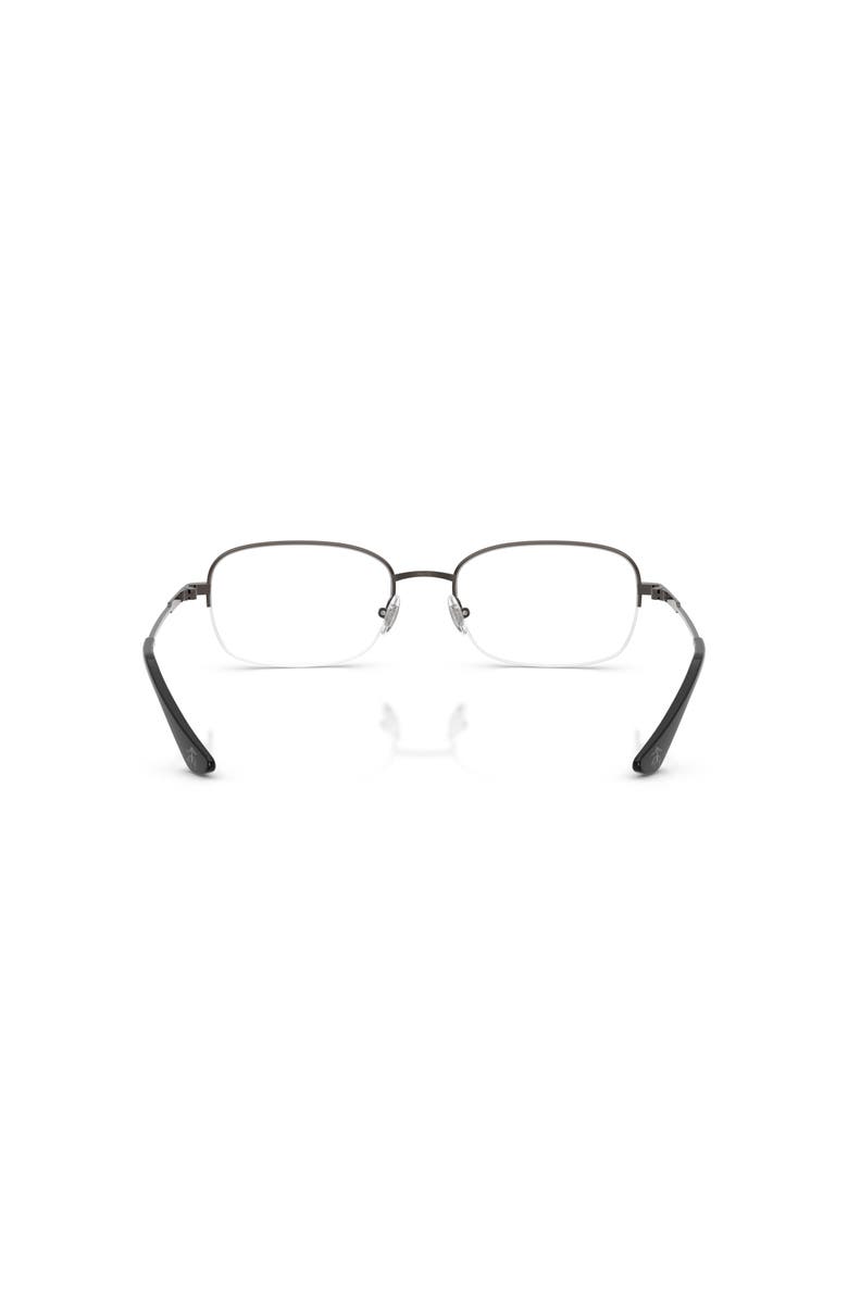 Brooks Brothers 54mm Rectangle optical glasses, Alternate, color, Grey