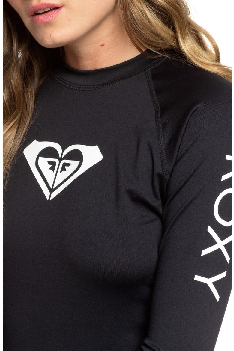 Whole Hearted Logo Rashguard, Alternate, color, TRUE BLACK