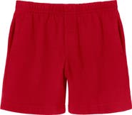 CITY THREADS Boys 100% Cotton UPF 50+ Soft 3-Pocket Jersey Shorts