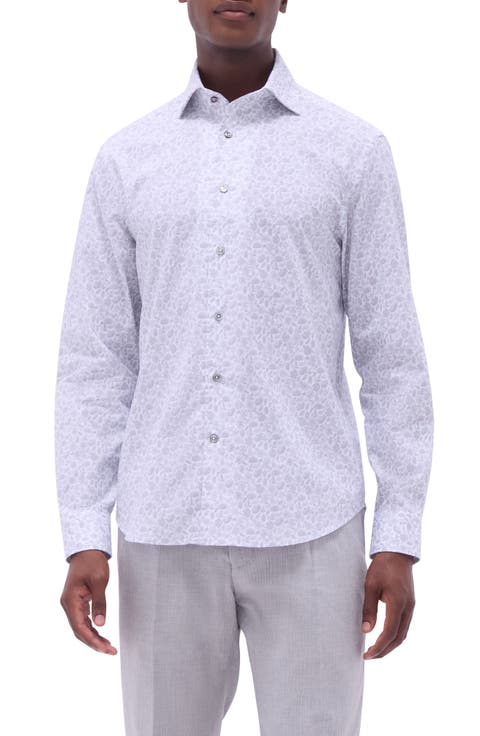 Axel Floral Shaped Fit Button-Up Shirt