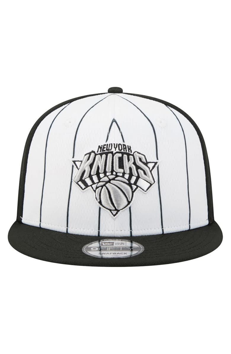 New Era Men's New Era  White New York Knicks 2025 NBA Tip Off 9FIFTY Snapback Hat, Alternate, color, White