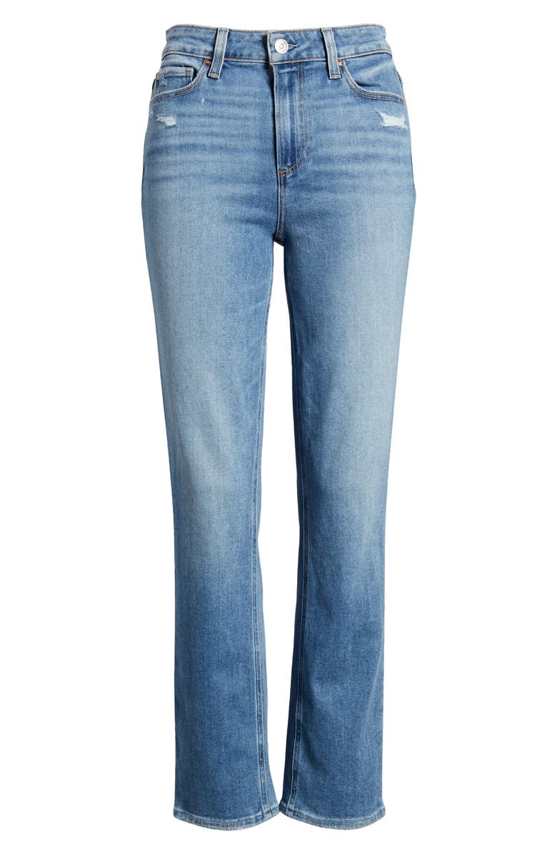 PAIGE Cindy High Waist Ankle Straight Leg Jeans, Alternate, color, 