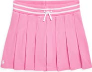 Polo Ralph Lauren Kids' Pleated Cotton Jersey Skort