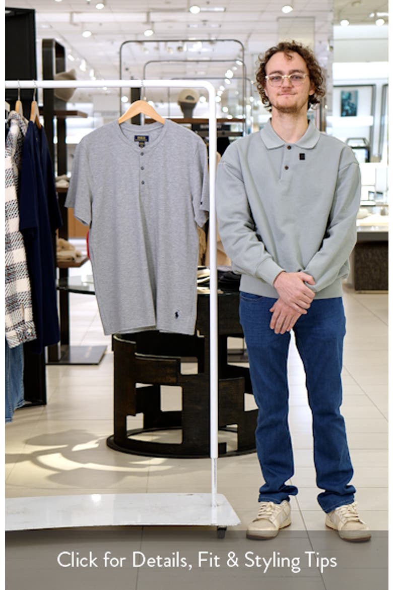 Featherweight Short Sleeve Henley Pajama Top video