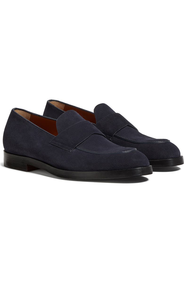 ZEGNA Torino Suede Loafer, Main, color,