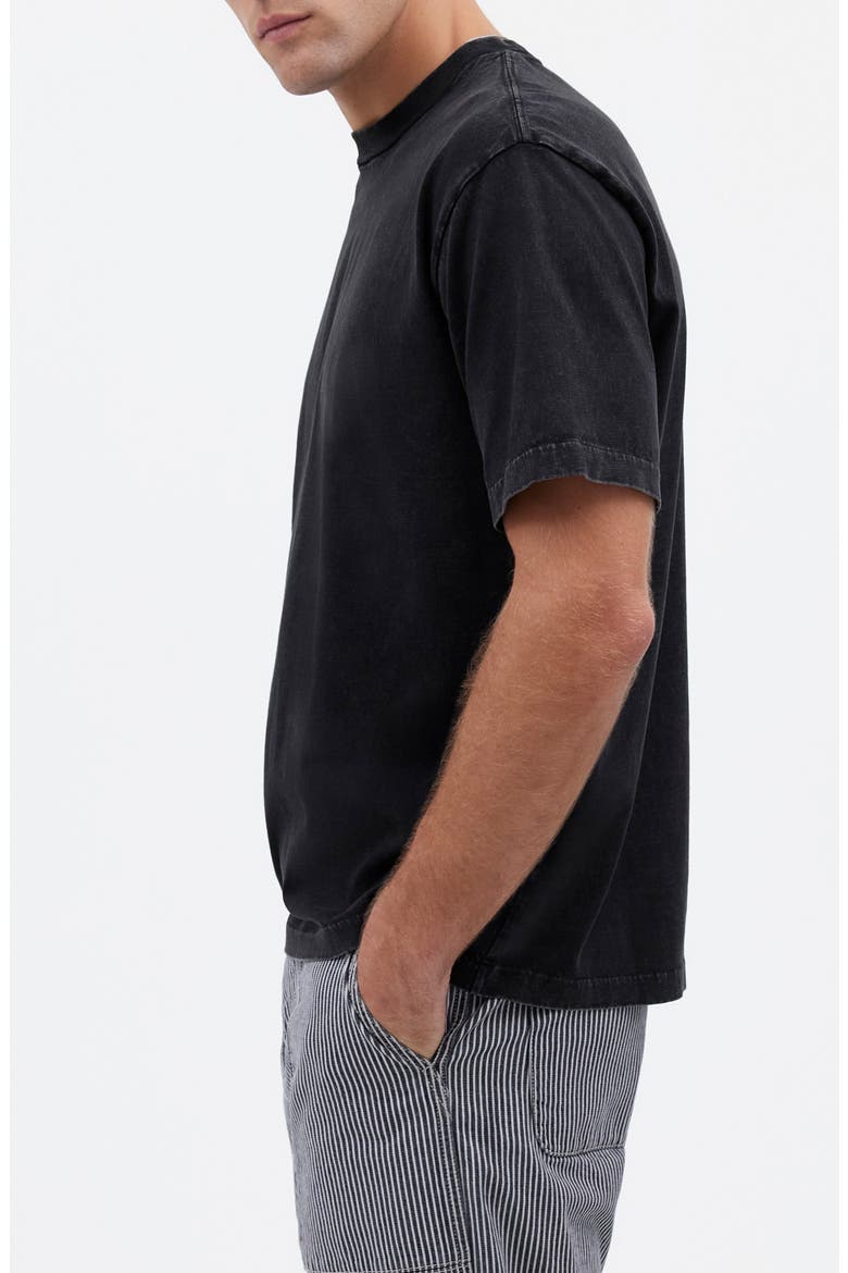 The Vintage T-Shirt, Alternate, color, ALMOST BLACK