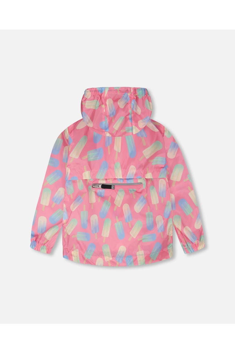 Packable Lollipop Windbreaker in Polyester, Alternate, color, Pink Printed Lollipops