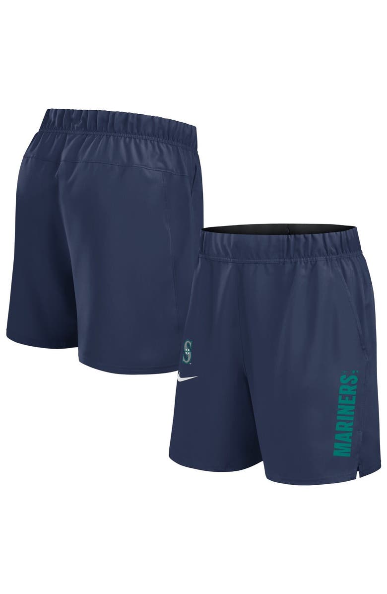 Nike Men's Nike Navy Seattle Mariners Woven Victory Performance Shorts, Main, color, Navy