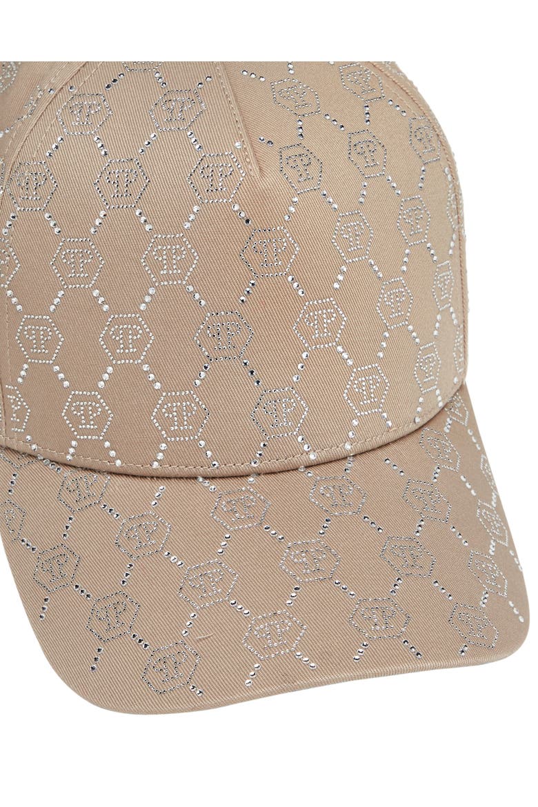 Baseball Cap Monogram Unisex, Alternate, color, beige