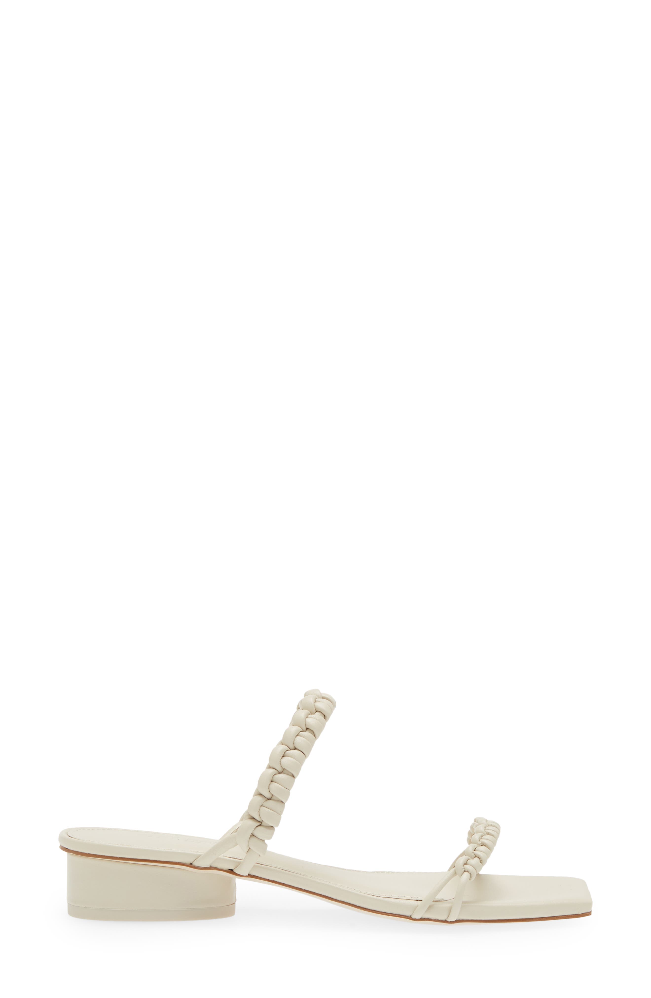 Cult Gaia Milo Slide Sandal, Alternate, color, Off White