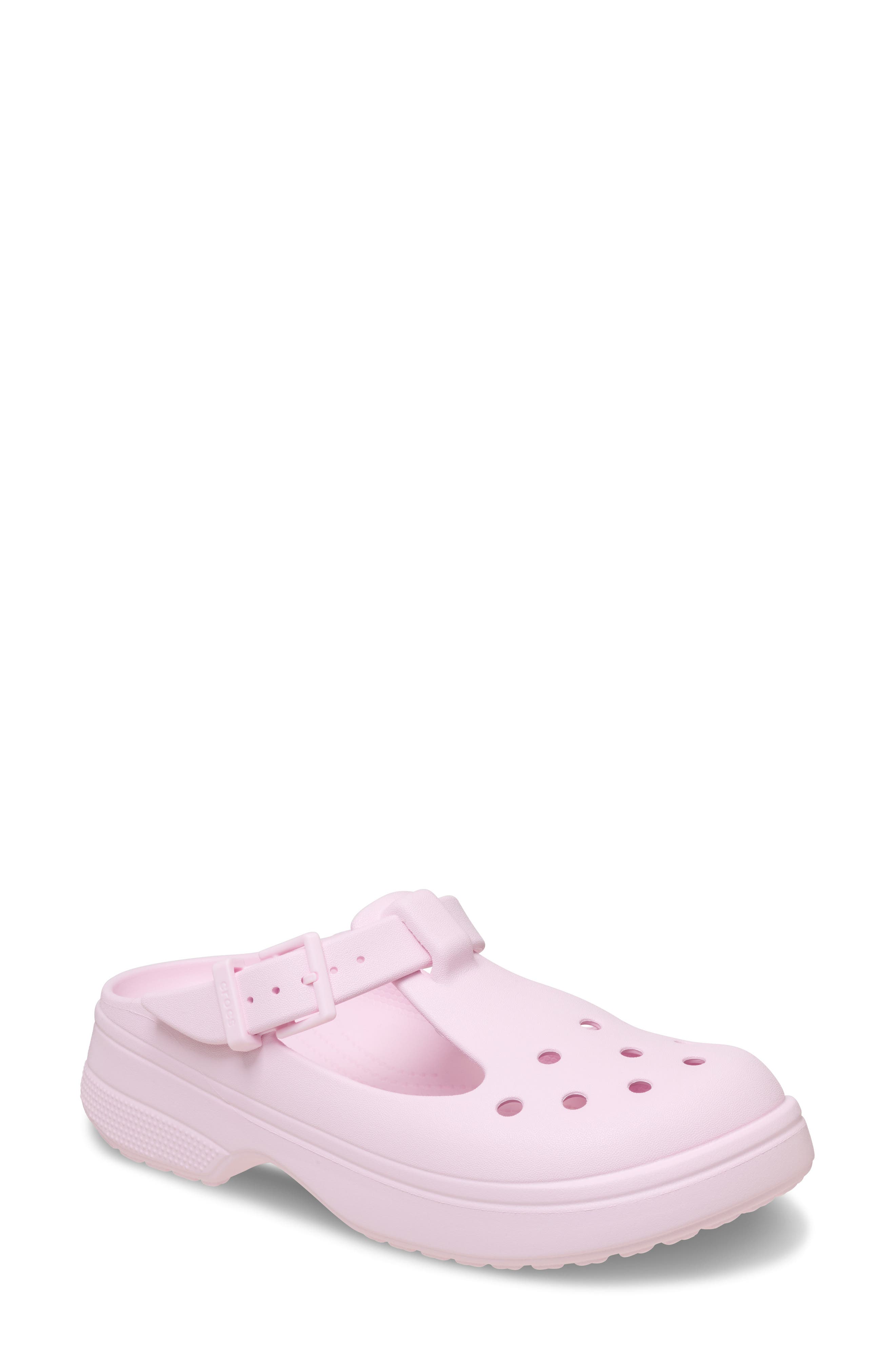 CROCS Gender Inclusive Classic Mary Jane Clog, Main, color, Pink Milk