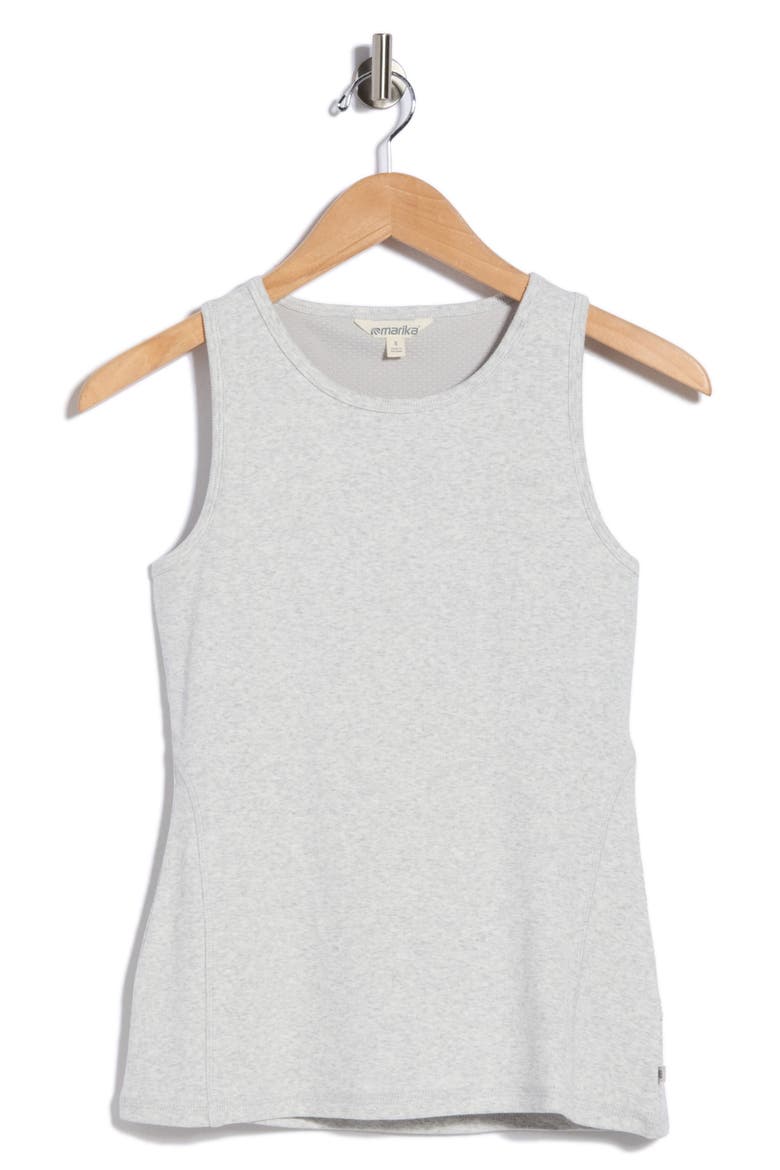 Mellie Ribbed Tank, Alternate, color, HEATHER GREY
