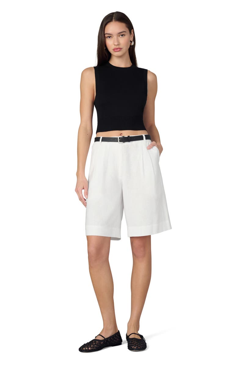 Joe's The Laurel Shrunken Sweater Vest, Alternate, color, Black