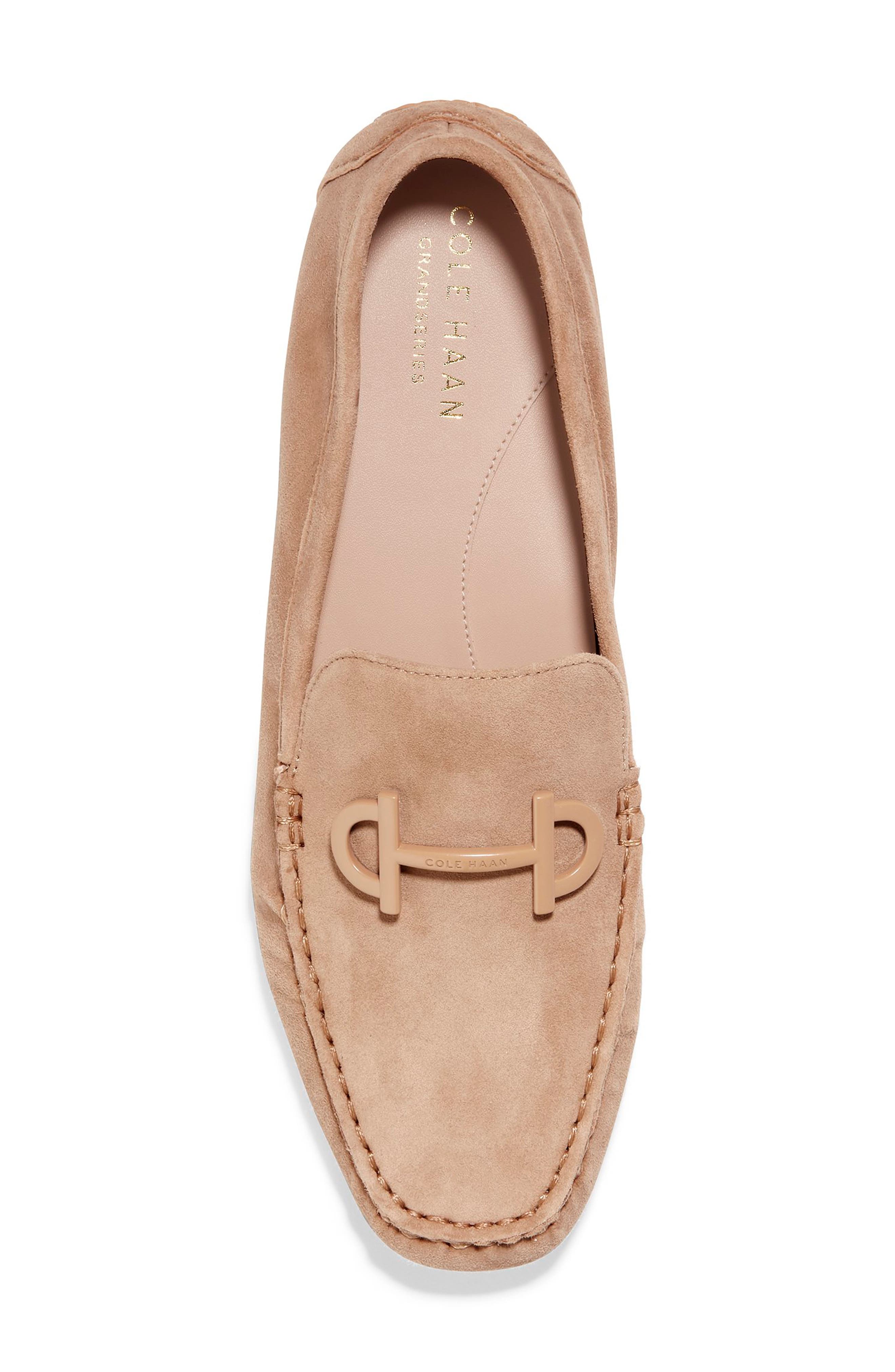 Cole Haan Tully Driver Shoe, Alternate, color, Blush Tan Suede