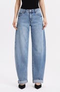 Bayeas Low Rise Barrel Jeans