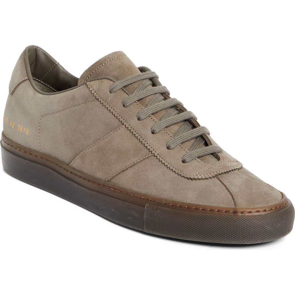 Common Projects Taupe Tennis Trainer Sneakers In 3810 Clay