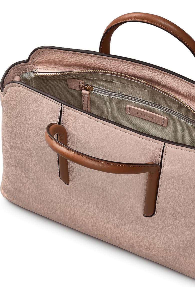Radley Grainger Way Satchel Bag, Alternate, color, Prairie Pink